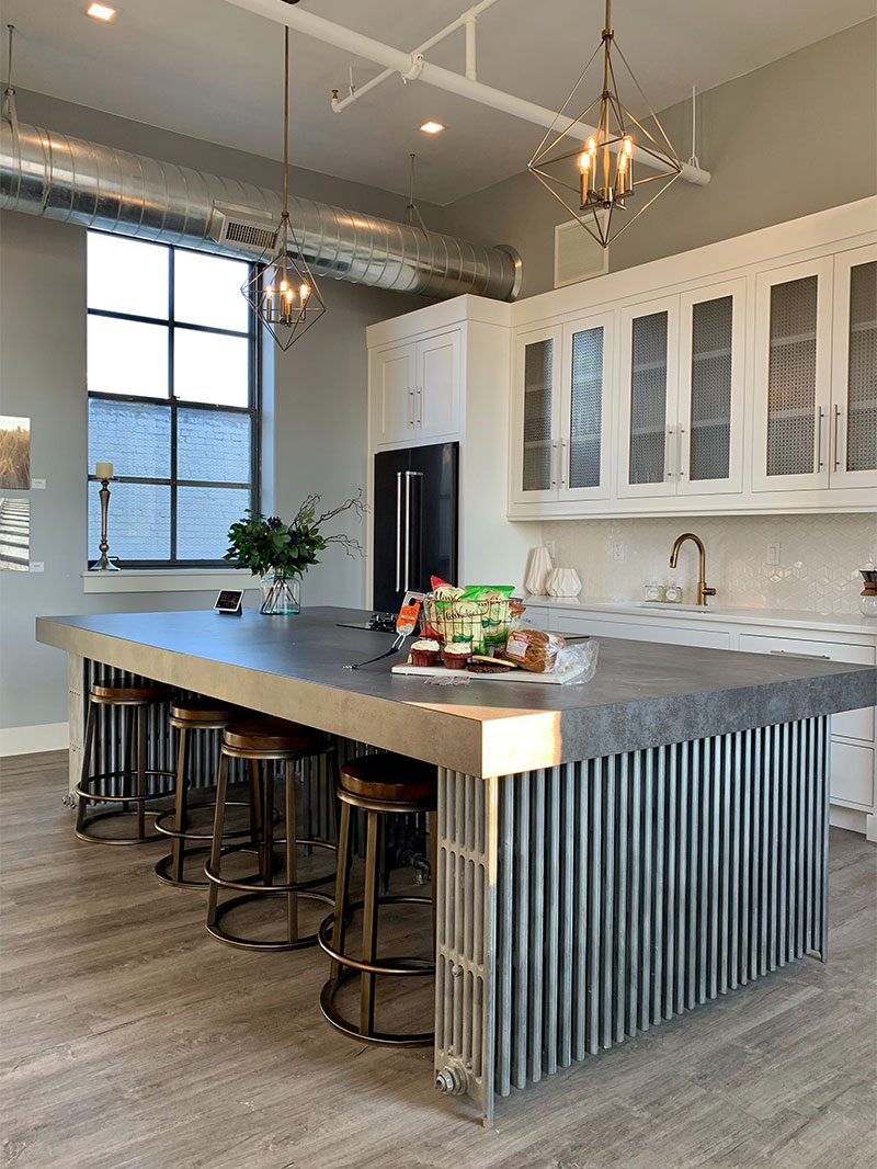 Island kitchen with multiple functions - The Artful Abode