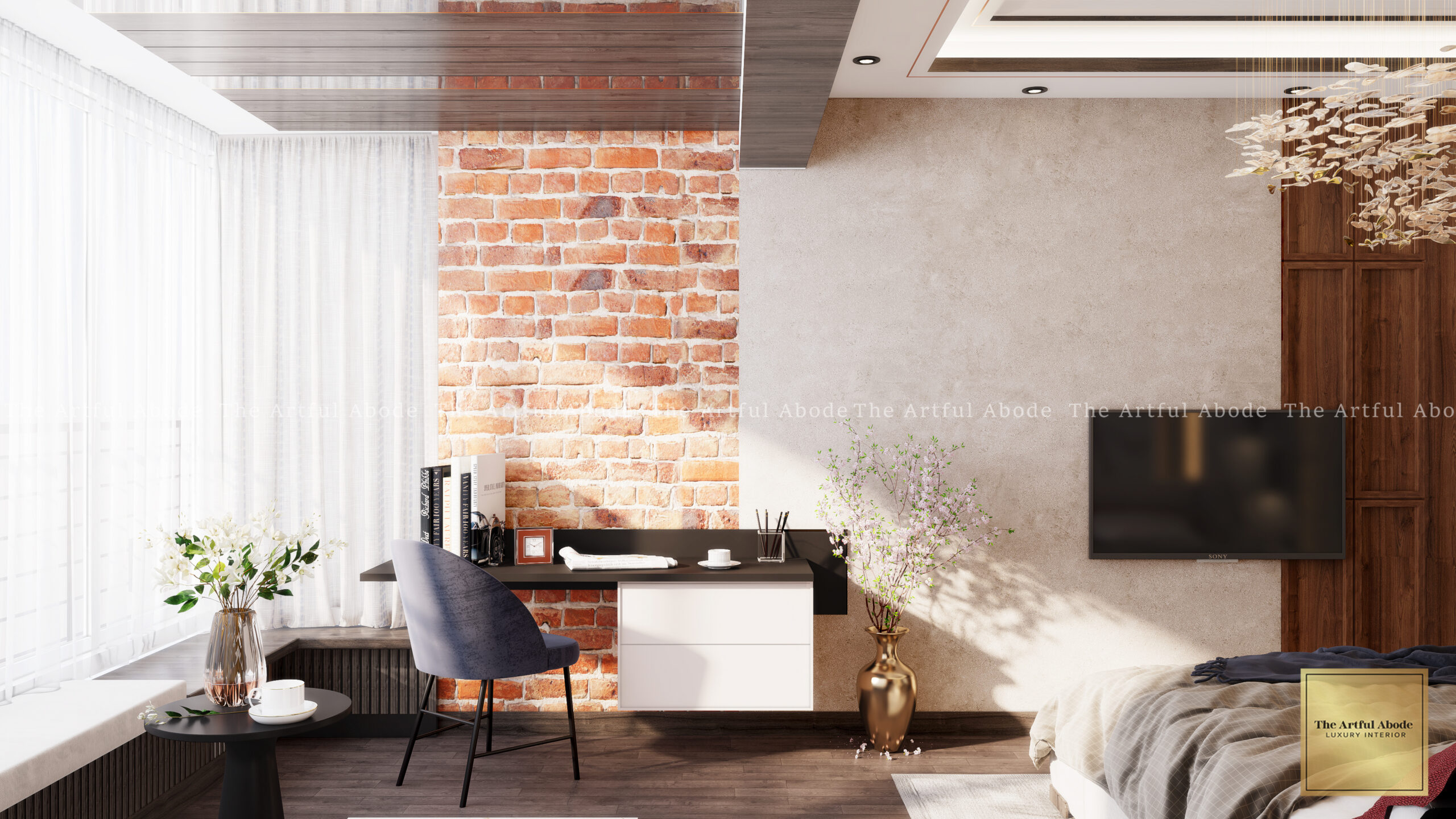 Biophilic design with natural elements