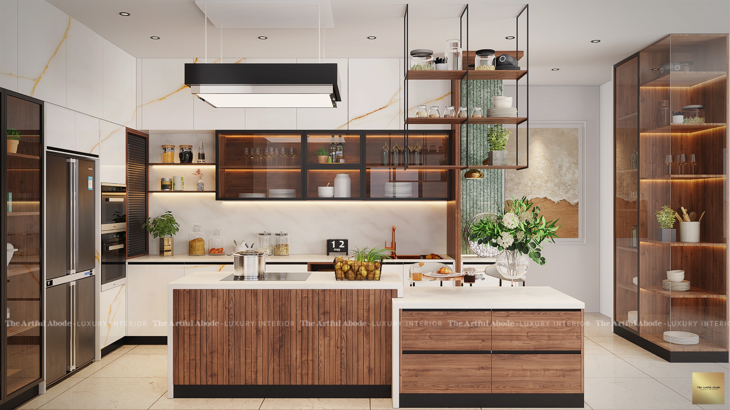 Kitchen countertop colors and design - The Artful Abode