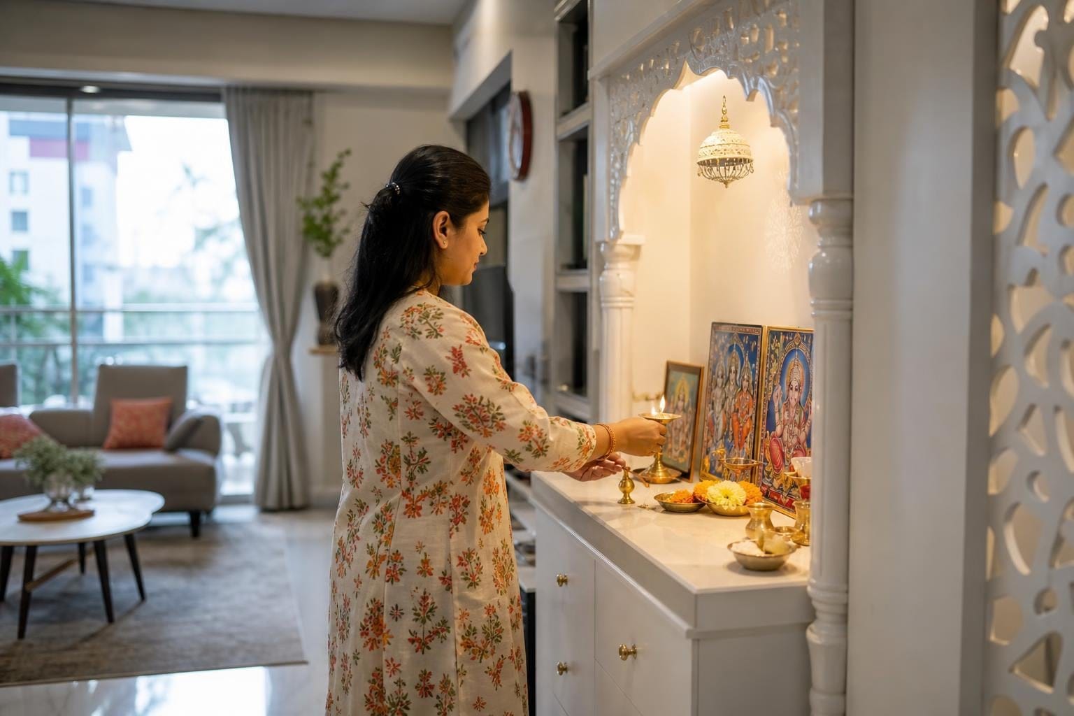 mandir room design in home