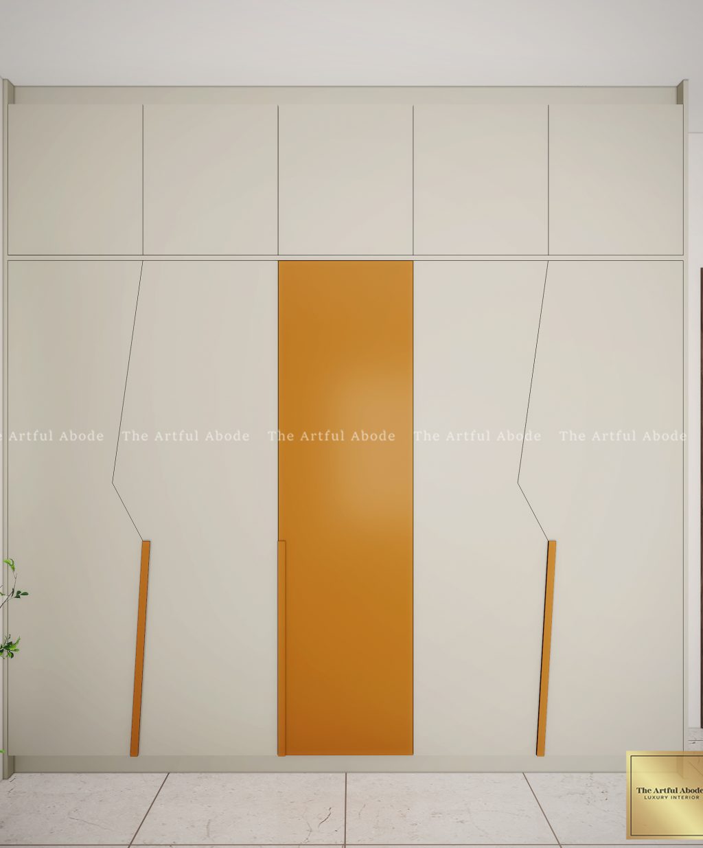 Customized Wardrobe designs by The Artful Abode