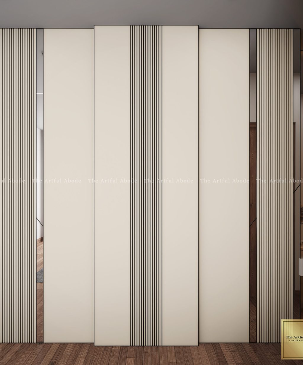 Customized Wardrobe designs by The Artful Abode